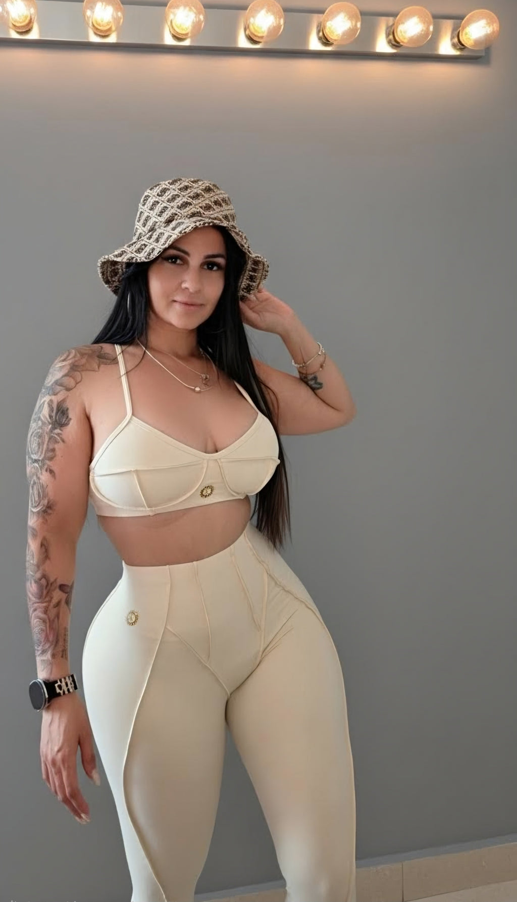 Set Sculpt Fit Push Up – cream  Edition